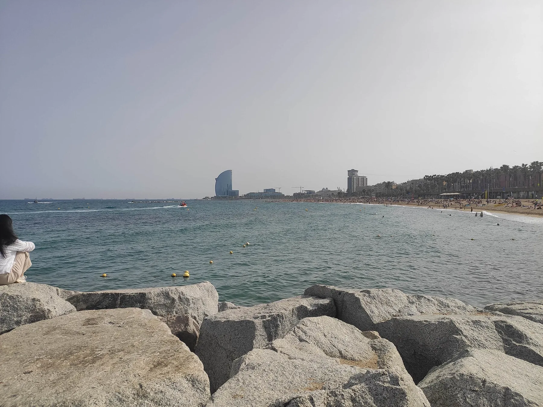 Plage de la Barceloneta à Barcelone