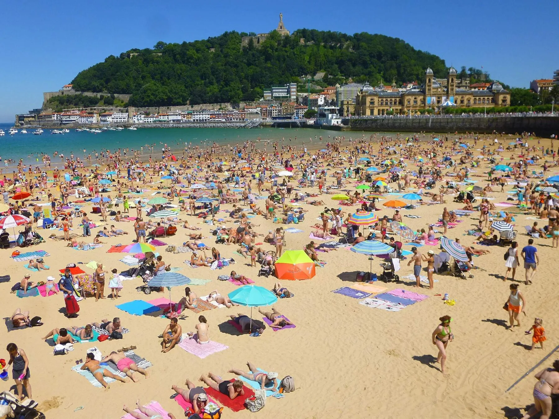 Plage de la Concha et baie de Saint-Sébastien