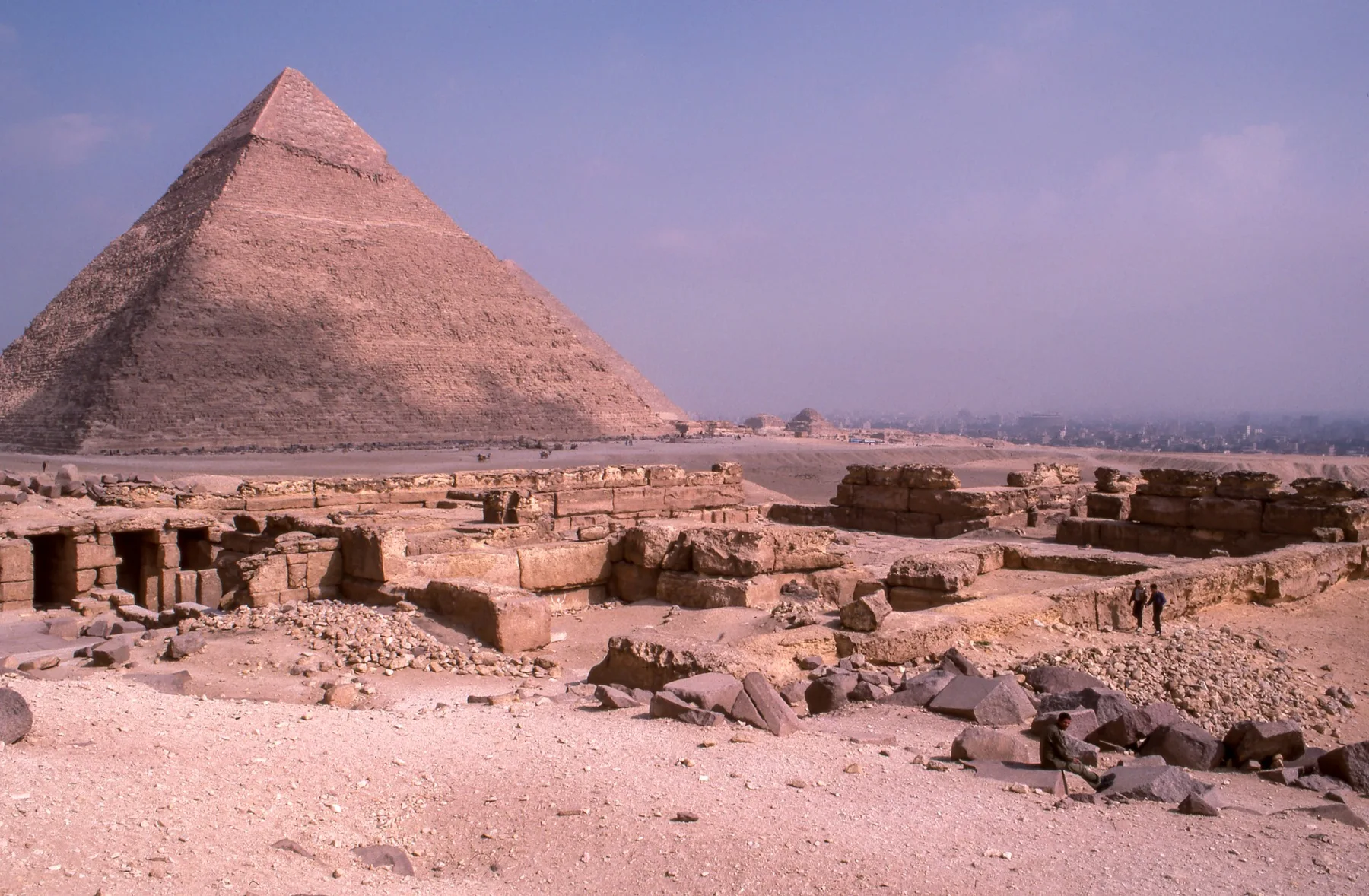 Les pyramides de Gizeh en Égypte