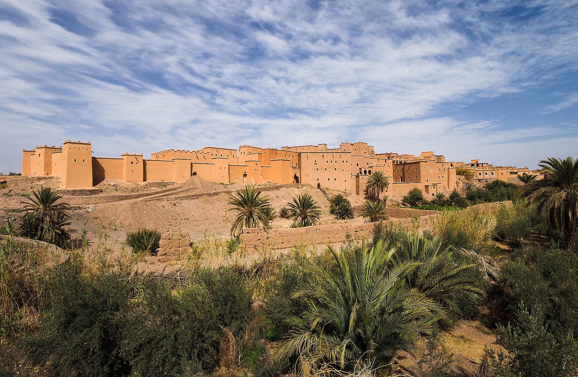 La kasbah de Taourirt à Ouarzazate